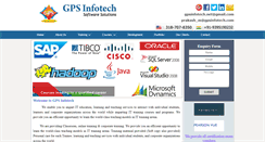 Desktop Screenshot of gpsinfotech.com